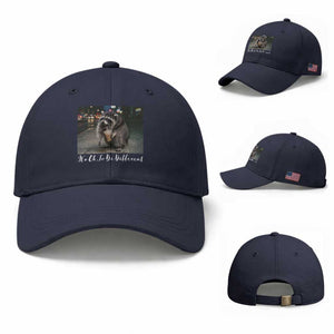 Its Ok To Be Different Jimothy Raccoon Baseball Cap Funny Short Spine Wildlife