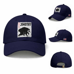 Jimothy The Raccoon Baseball Cap Japanese Style Trash Panda Graphic