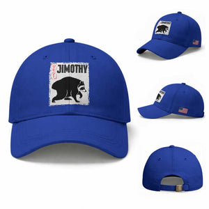Jimothy The Raccoon Baseball Cap Japanese Style Trash Panda Graphic