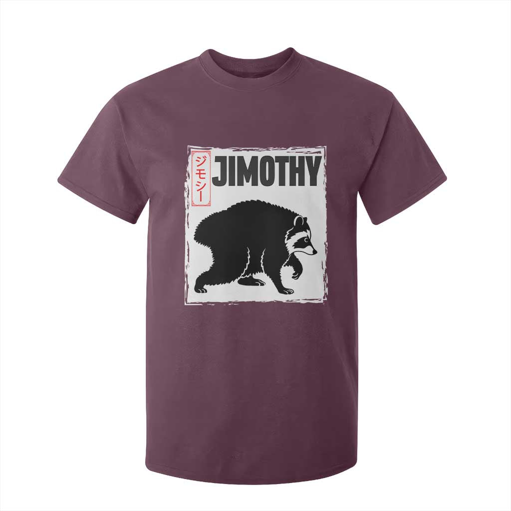 Jimothy The Raccoon T Shirt For Kid Japanese Style Trash Panda Graphic