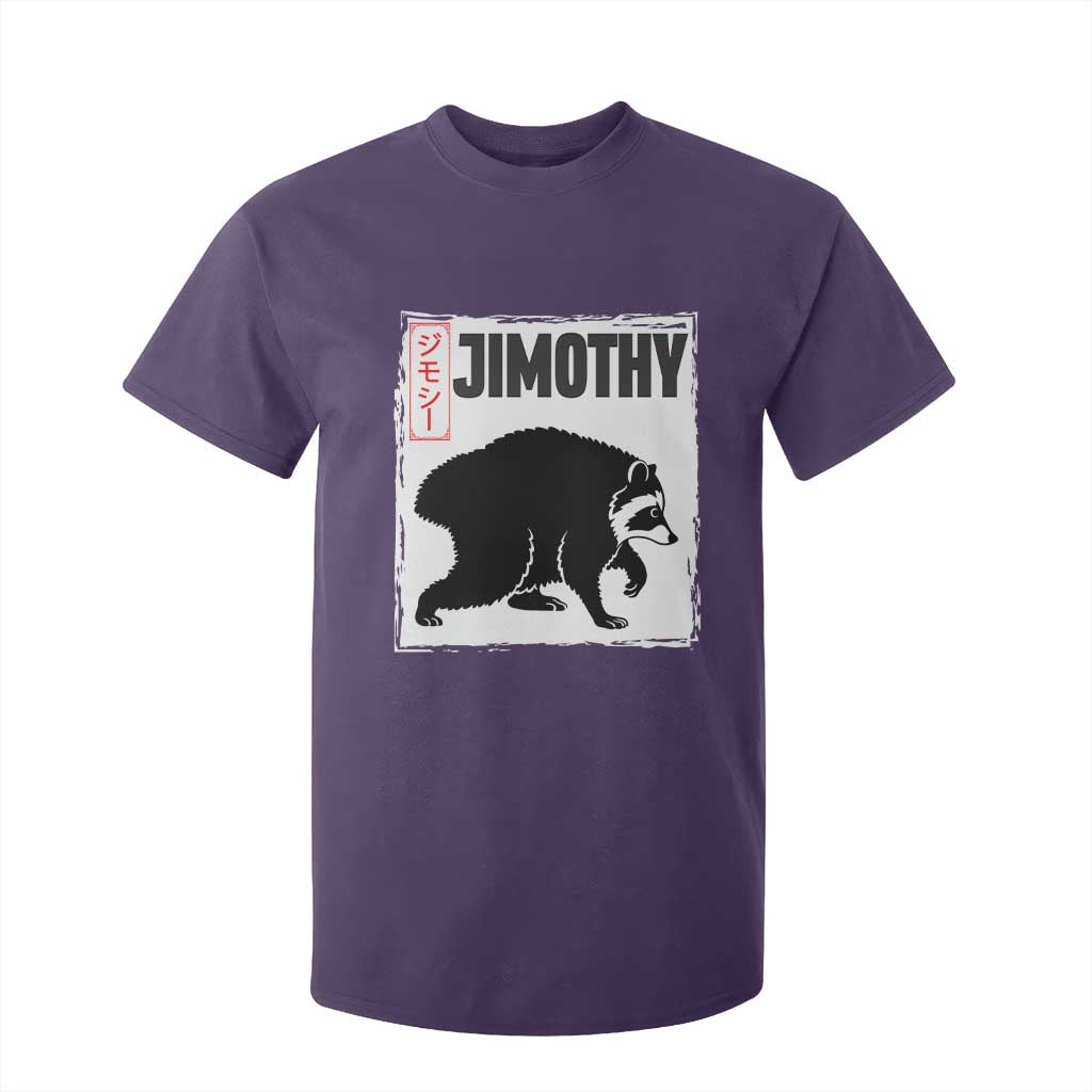 Jimothy The Raccoon T Shirt For Kid Japanese Style Trash Panda Graphic