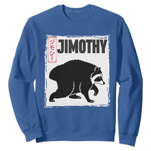Jimothy The Raccoon Sweatshirt Japanese Style Trash Panda Graphic