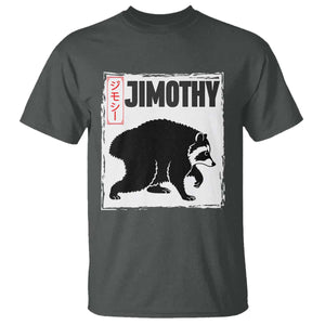 Jimothy The Raccoon T Shirt Japanese Style Trash Panda Graphic