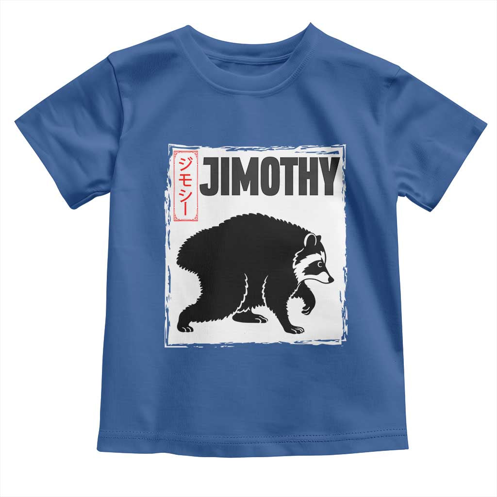Jimothy The Raccoon Toddler T Shirt Japanese Style Trash Panda Graphic