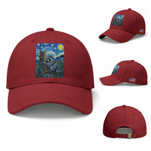 Seattle Trash Panda Starry Night Graphic Baseball Cap Funny Short King Raccoon