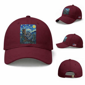 Seattle Trash Panda Starry Night Graphic Baseball Cap Funny Short King Raccoon