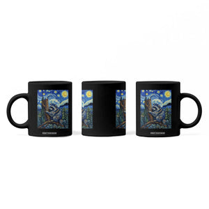 Seattle Trash Panda Starry Night Graphic Coffee Mug Funny Short King Raccoon