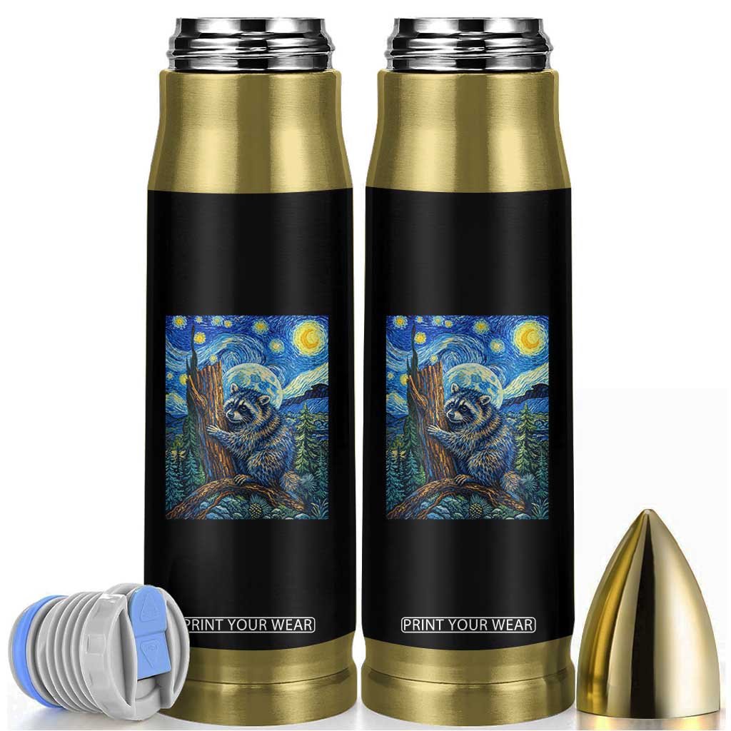 Seattle Trash Panda Starry Night Graphic Bullet Tumbler Funny Short King Raccoon TS12 Black Print Your Wear