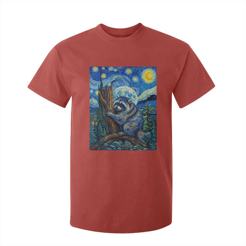 Seattle Trash Panda Starry Night Graphic T Shirt For Kid Funny Short King Raccoon