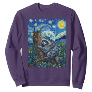 Seattle Trash Panda Starry Night Graphic Sweatshirt Funny Short King Raccoon