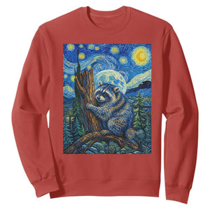 Seattle Trash Panda Starry Night Graphic Sweatshirt Funny Short King Raccoon