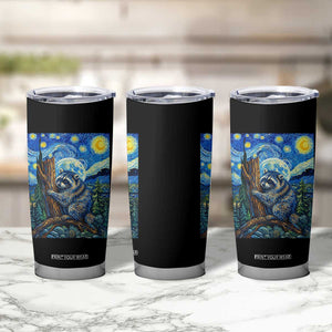 Seattle Trash Panda Starry Night Graphic Tumbler Cup Funny Short King Raccoon