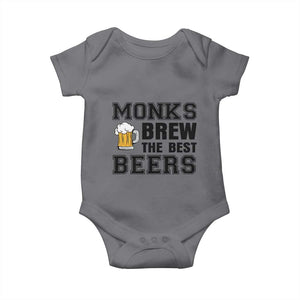Monks Brew The Best Beers Baby Onesie Funny Craft Beer Brewer
