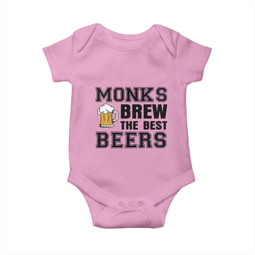 Monks Brew The Best Beers Baby Onesie Funny Craft Beer Brewer