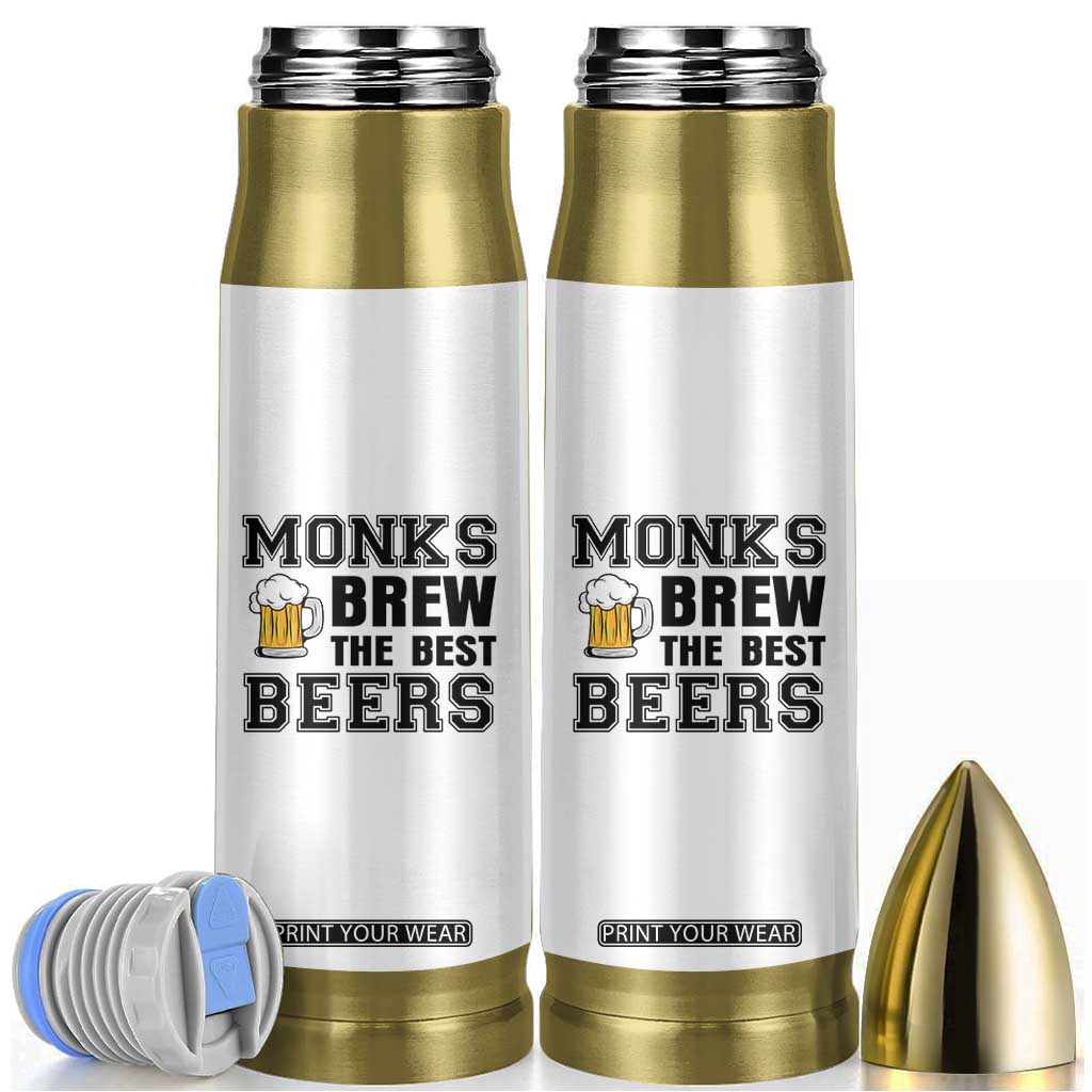 Monks Brew The Best Beers Bullet Tumbler Funny Craft Beer Brewer