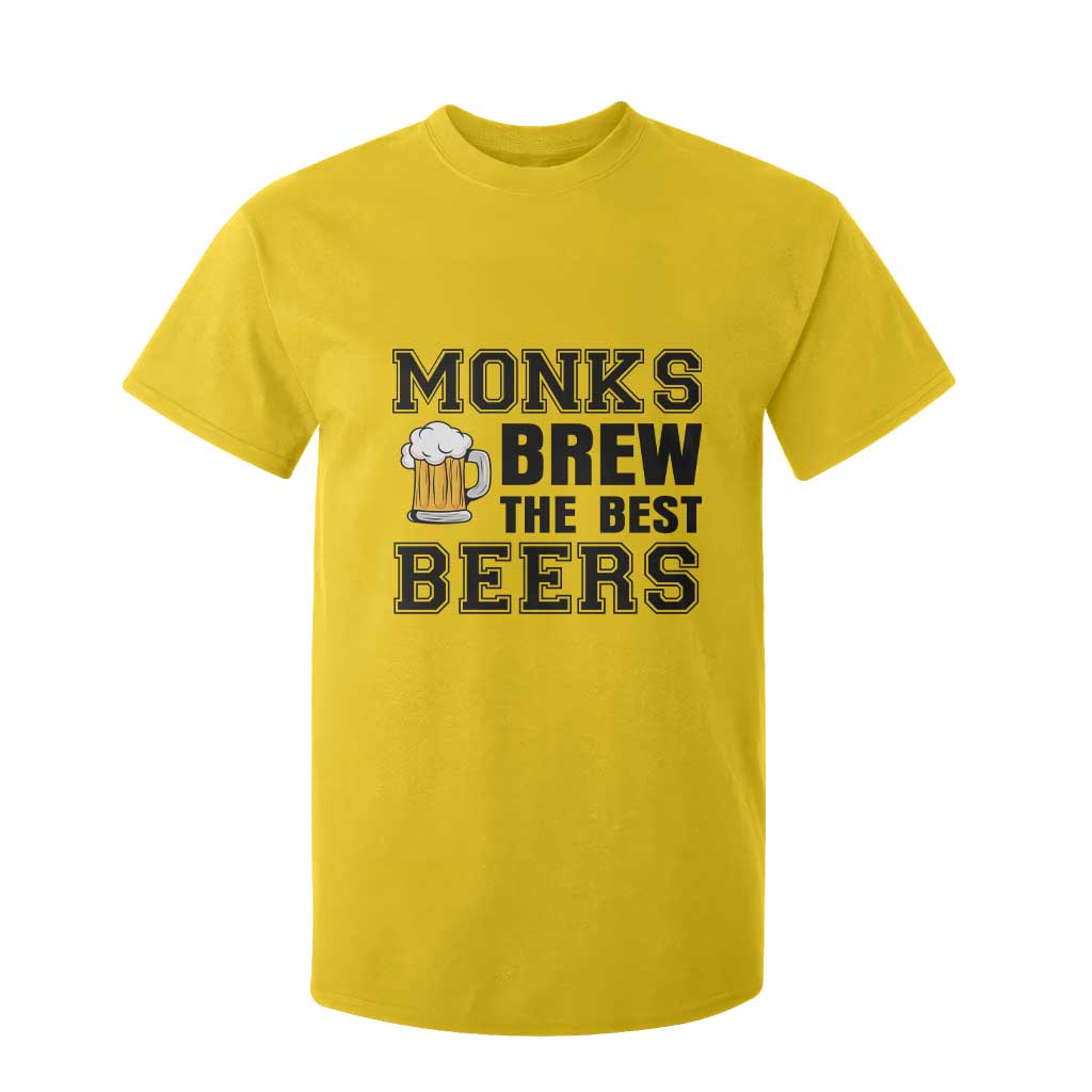 Monks Brew The Best Beers T Shirt For Kid Funny Craft Beer Brewer