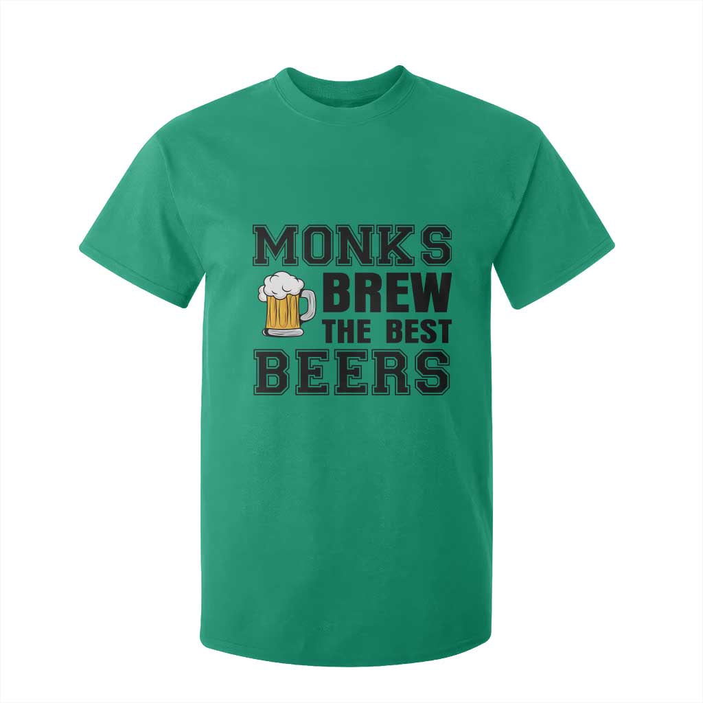 Monks Brew The Best Beers T Shirt For Kid Funny Craft Beer Brewer