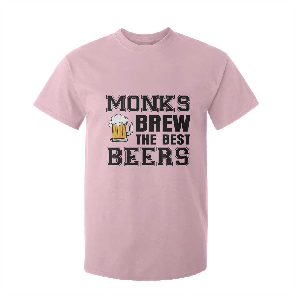 Monks Brew The Best Beers T Shirt For Kid Funny Craft Beer Brewer