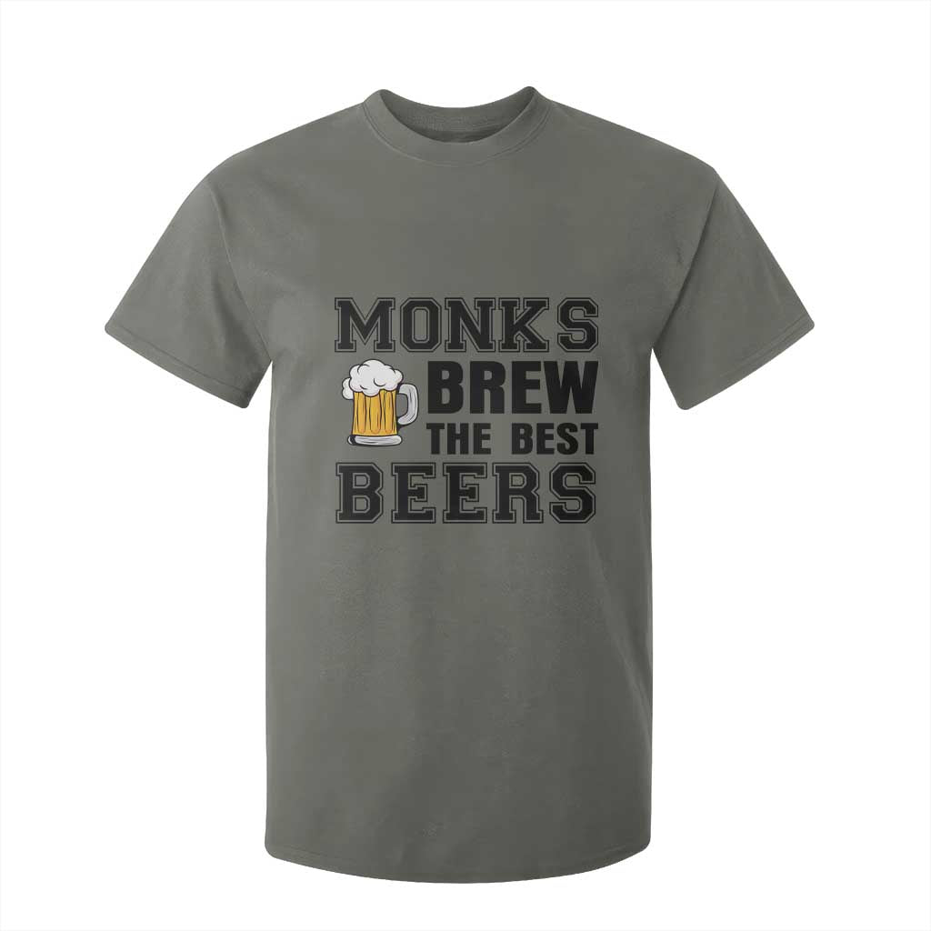 Monks Brew The Best Beers T Shirt For Kid Funny Craft Beer Brewer