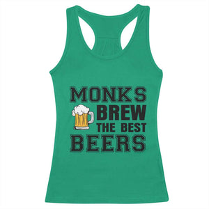 Monks Brew The Best Beers Racerback Tank Top Funny Craft Beer Brewer