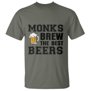 Monks Brew The Best Beers T Shirt Funny Craft Beer Brewer