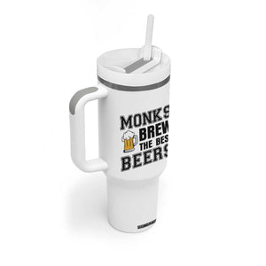 Monks Brew The Best Beers Tumbler With Handle Funny Craft Beer Brewer