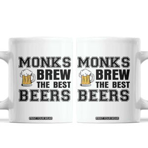Monks Brew The Best Beers Coffee Mug Funny Craft Beer Brewer
