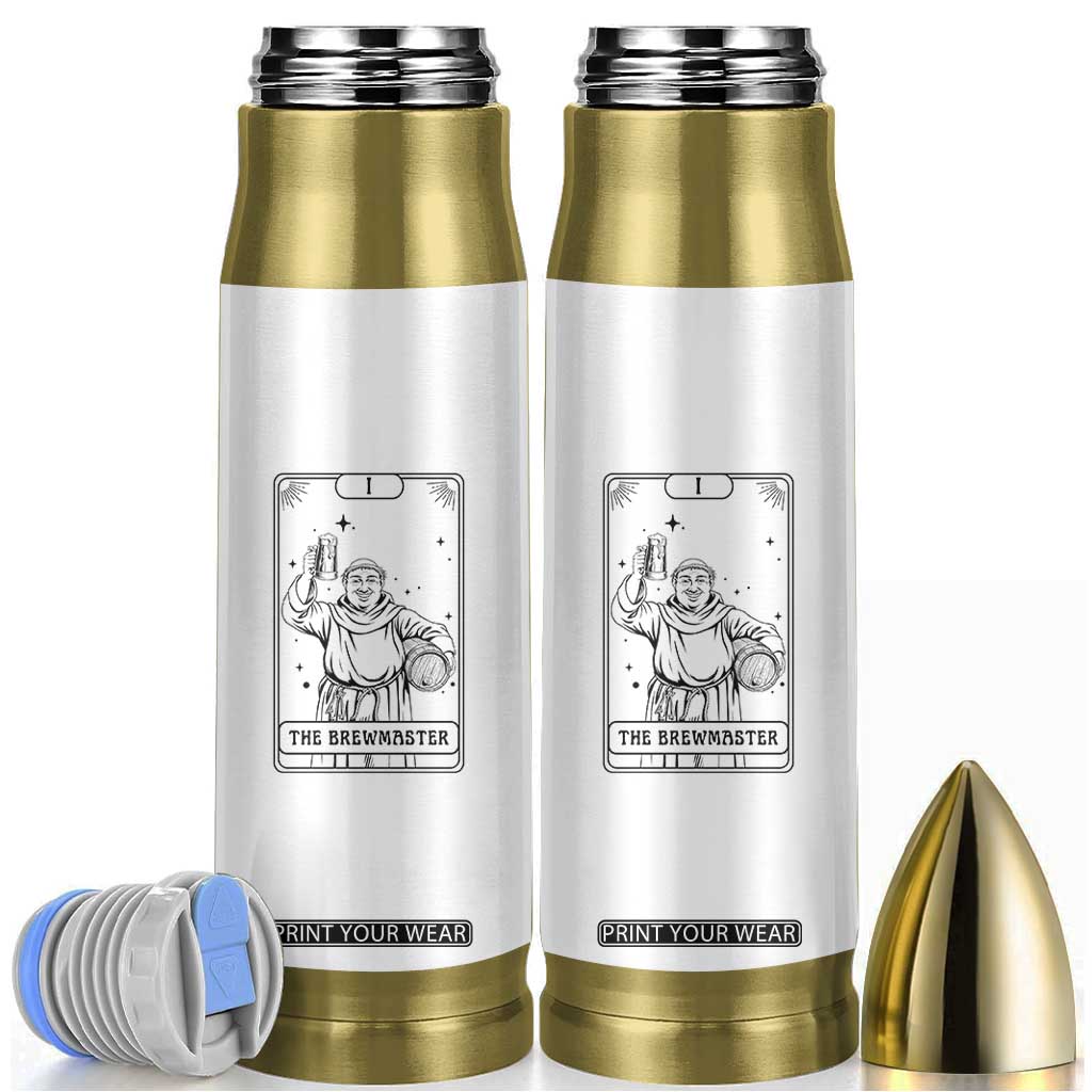 The Brewmaster Tarot Card Bullet Tumbler Vintage Craft Beer Monk Brewery Art TS12 White Print Your Wear