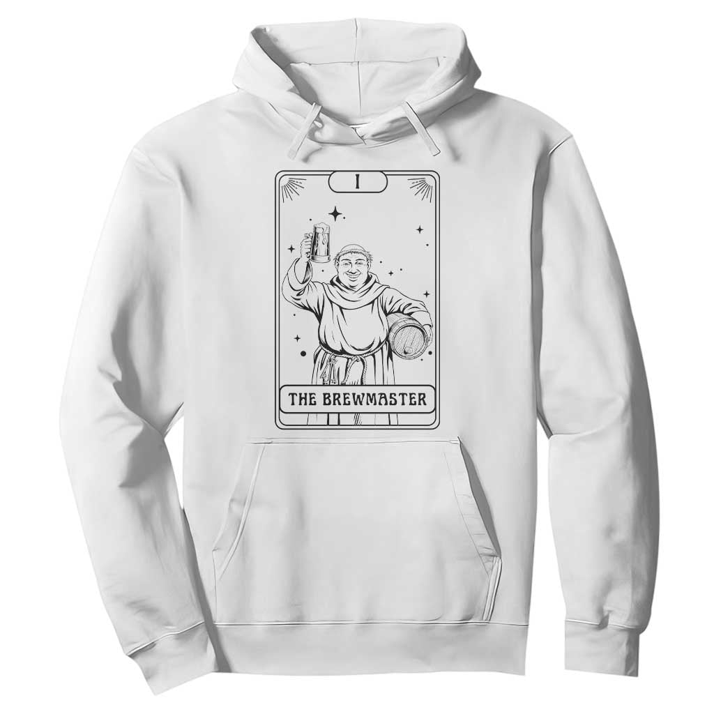 The Brewmaster Tarot Card Hoodie Vintage Craft Beer Monk Brewery Art TS12 White Print Your Wear