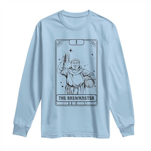 The Brewmaster Tarot Card Long Sleeve Shirt Vintage Craft Beer Monk Brewery Art