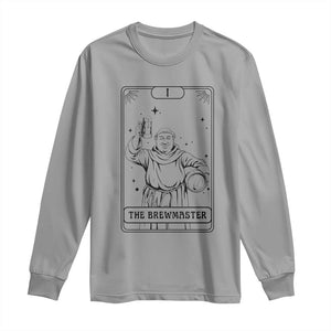 The Brewmaster Tarot Card Long Sleeve Shirt Vintage Craft Beer Monk Brewery Art