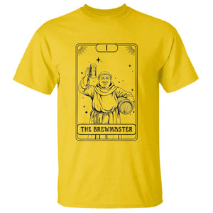 The Brewmaster Tarot Card T Shirt Vintage Craft Beer Monk Brewery Art