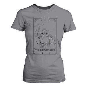 The Brewmaster Tarot Card T Shirt For Women Vintage Craft Beer Monk Brewery Art