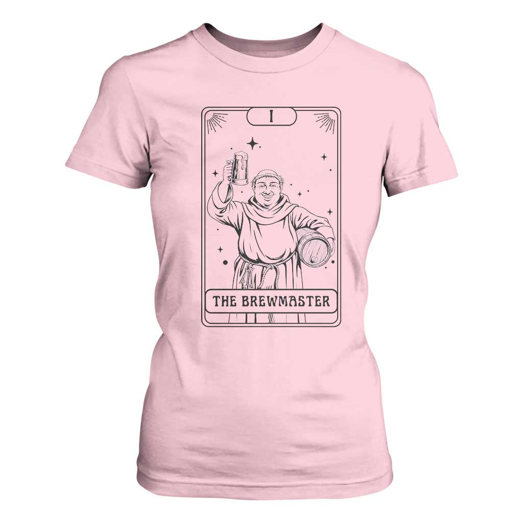 The Brewmaster Tarot Card T Shirt For Women Vintage Craft Beer Monk Brewery Art