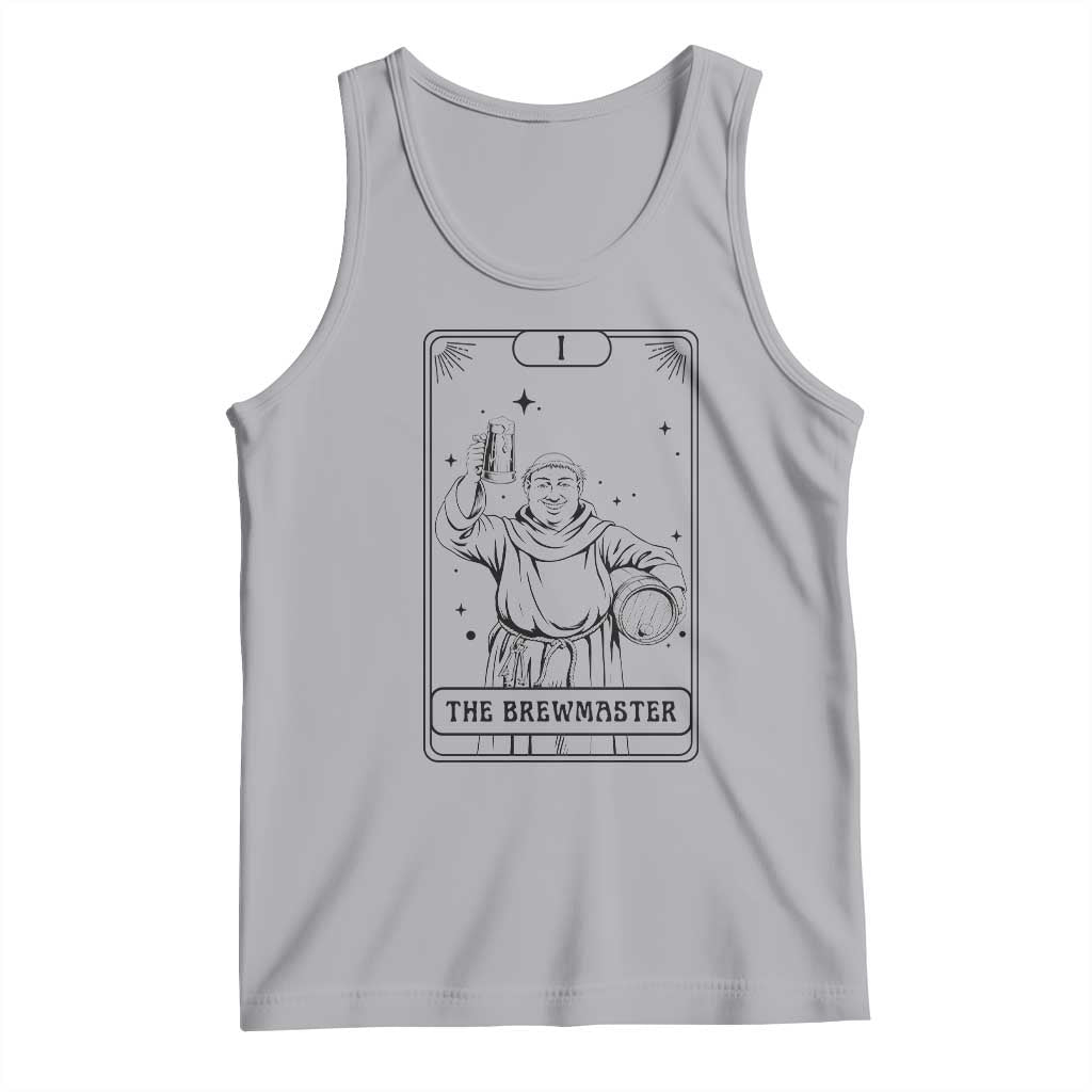 The Brewmaster Tarot Card Tank Top Vintage Craft Beer Monk Brewery Art