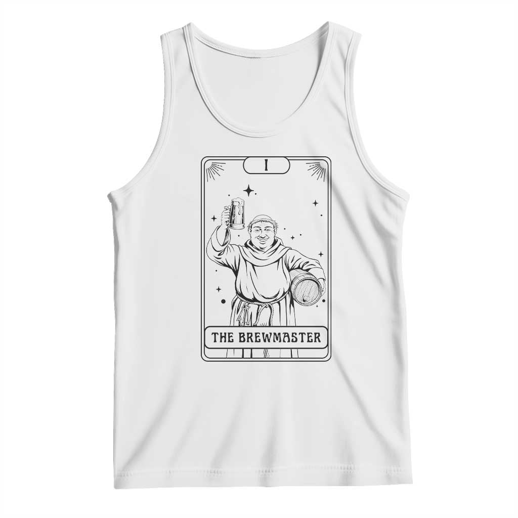 The Brewmaster Tarot Card Tank Top Vintage Craft Beer Monk Brewery Art TS12 White Print Your Wear