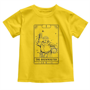 The Brewmaster Tarot Card Toddler T Shirt Vintage Craft Beer Monk Brewery Art