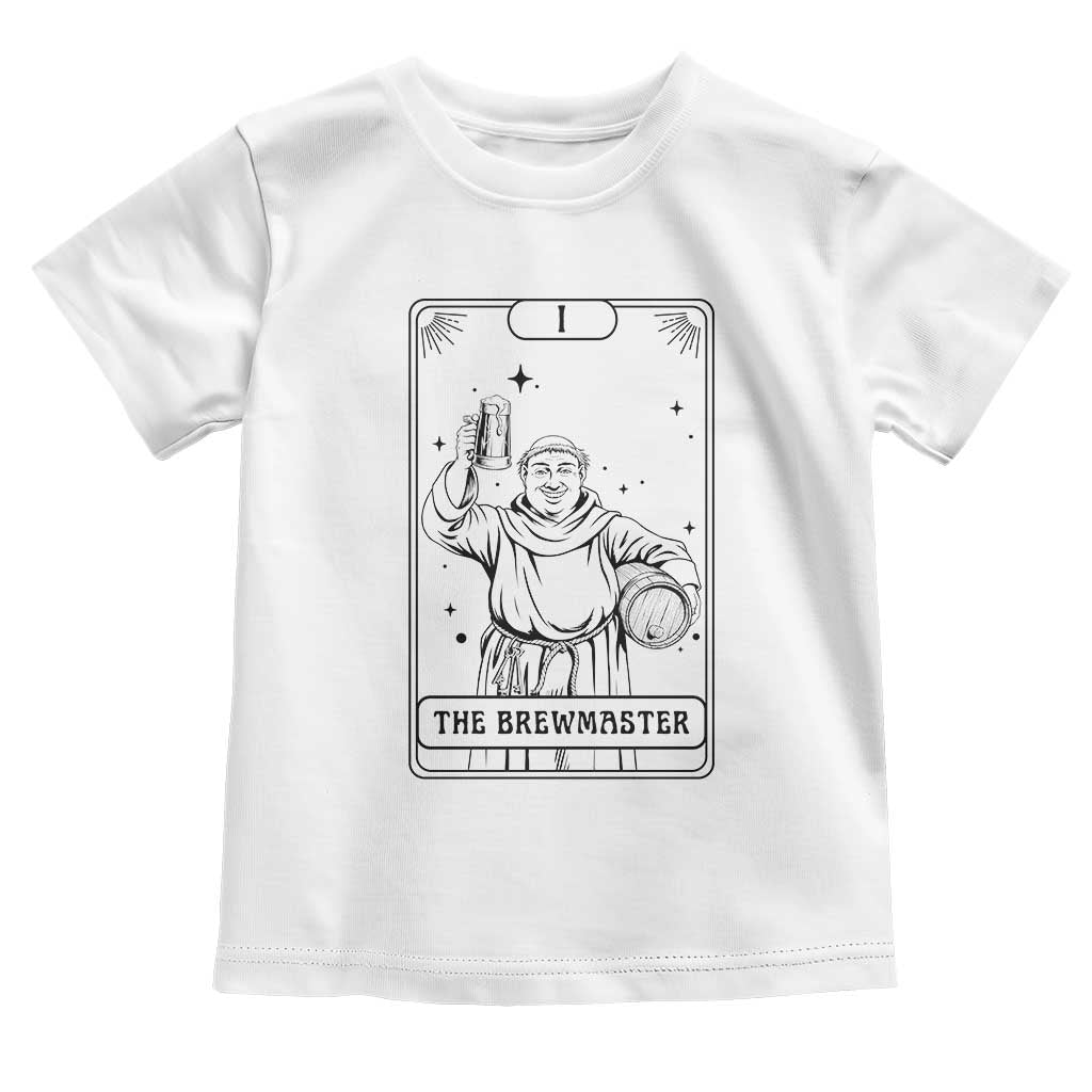 The Brewmaster Tarot Card Toddler T Shirt Vintage Craft Beer Monk Brewery Art TS12 White Print Your Wear