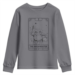 The Brewmaster Tarot Card Youth Sweatshirt Vintage Craft Beer Monk Brewery Art