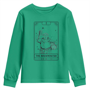 The Brewmaster Tarot Card Youth Sweatshirt Vintage Craft Beer Monk Brewery Art
