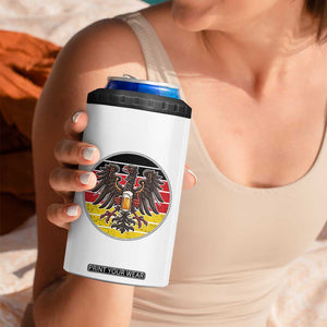 German Eagle Beer Lover 4 in 1 Can Cooler Tumbler Vintage Bavarian Oktoberfest Beer
