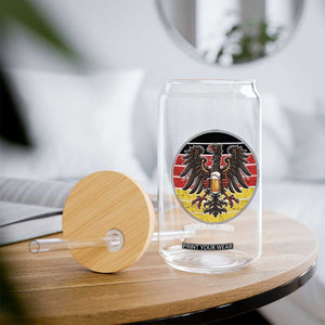 German Eagle Beer Lover Glass Can Vintage Bavarian Oktoberfest Beer