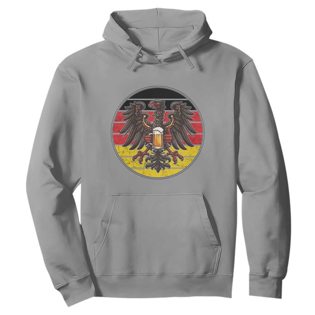 German Eagle Beer Lover Hoodie Vintage Bavarian Oktoberfest Beer