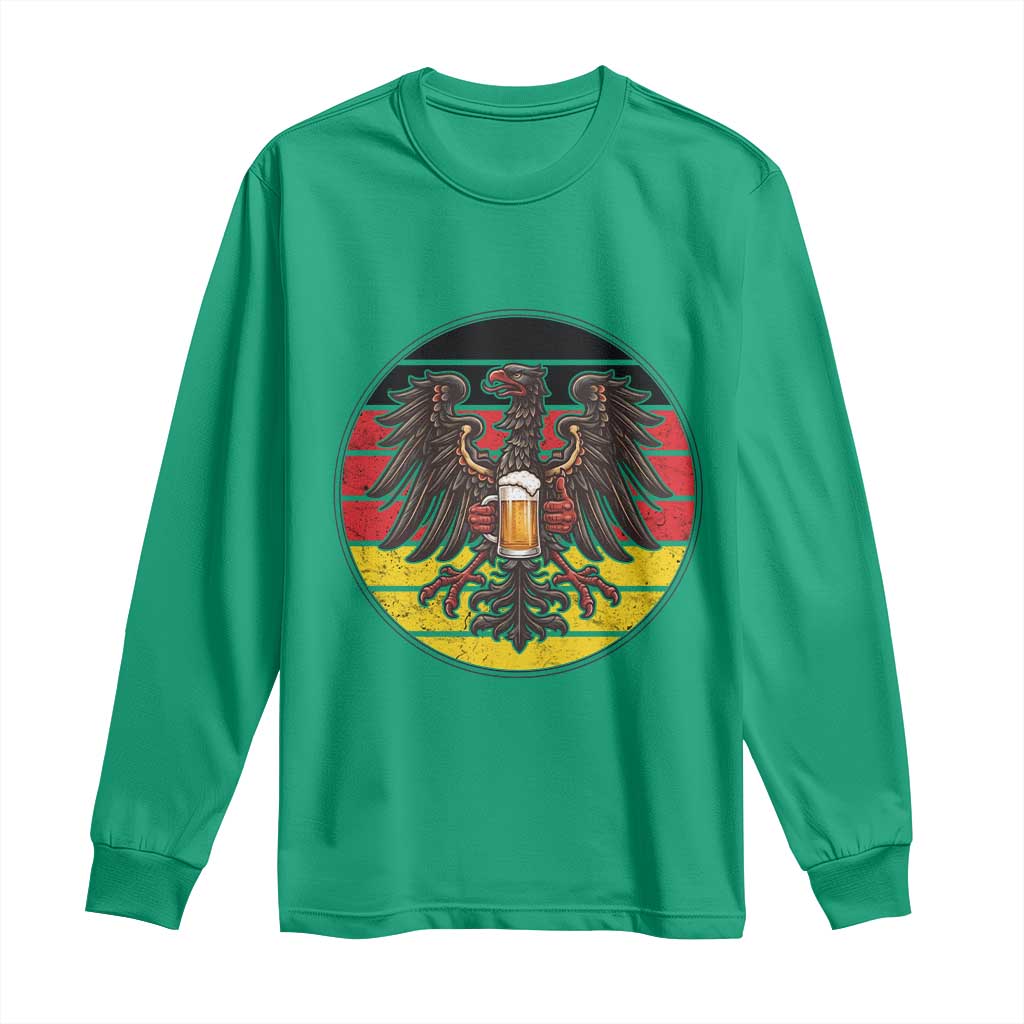 German Eagle Beer Lover Long Sleeve Shirt Vintage Bavarian Oktoberfest Beer