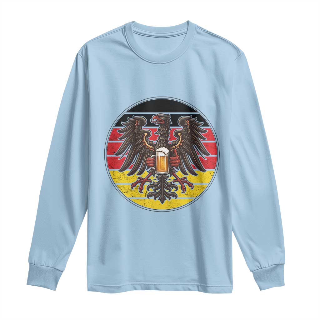 German Eagle Beer Lover Long Sleeve Shirt Vintage Bavarian Oktoberfest Beer