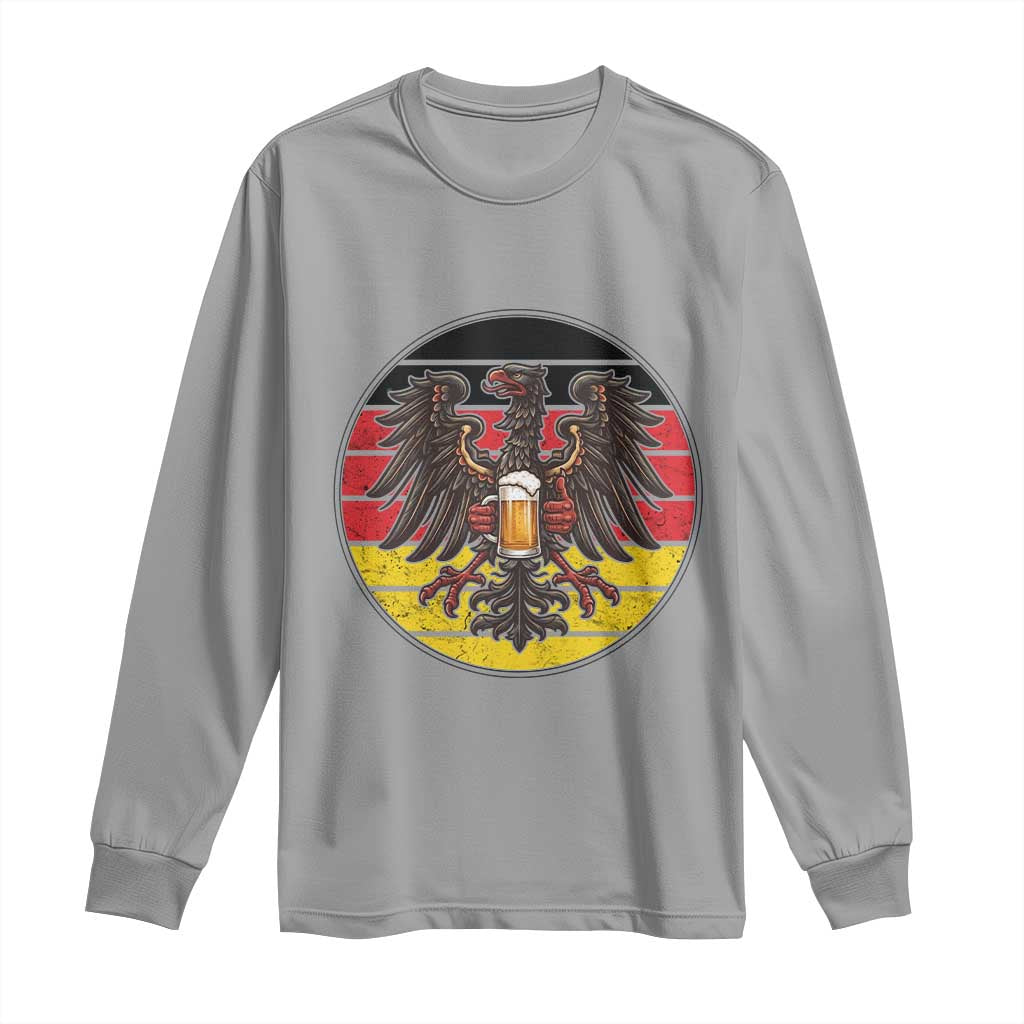 German Eagle Beer Lover Long Sleeve Shirt Vintage Bavarian Oktoberfest Beer