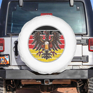 German Eagle Beer Lover Spare Tire Cover Vintage Bavarian Oktoberfest Beer