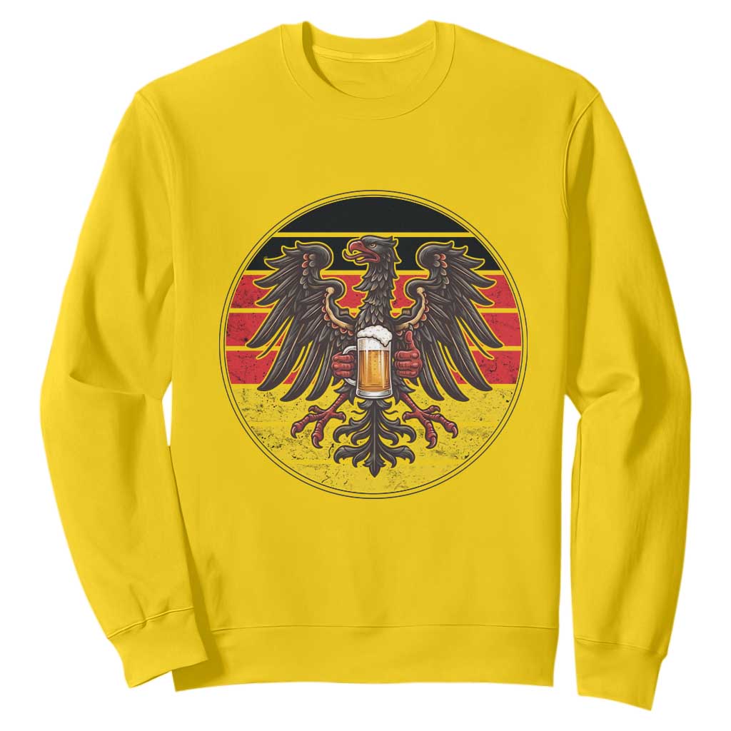German Eagle Beer Lover Sweatshirt Vintage Bavarian Oktoberfest Beer