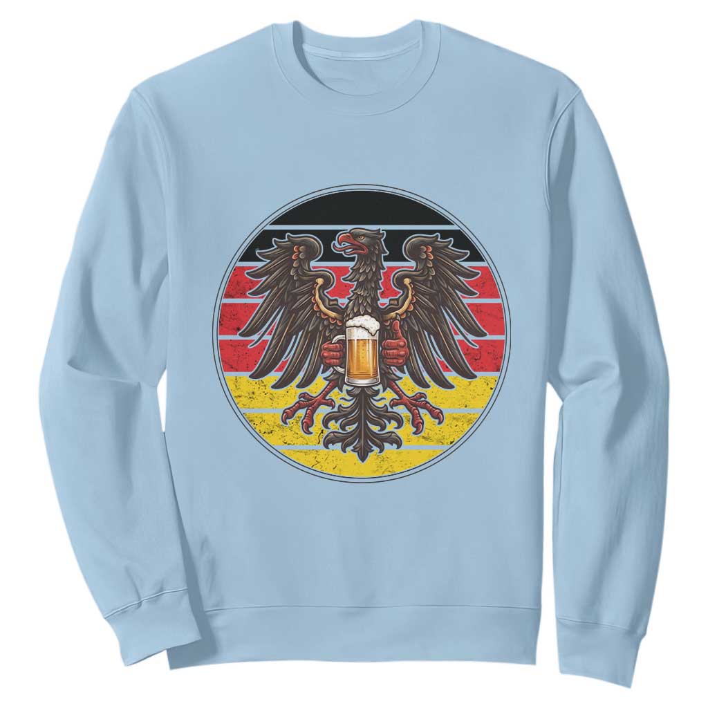 German Eagle Beer Lover Sweatshirt Vintage Bavarian Oktoberfest Beer