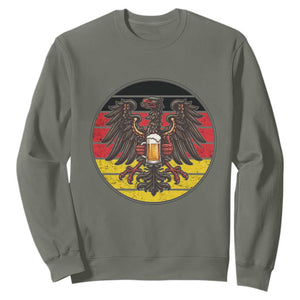 German Eagle Beer Lover Sweatshirt Vintage Bavarian Oktoberfest Beer